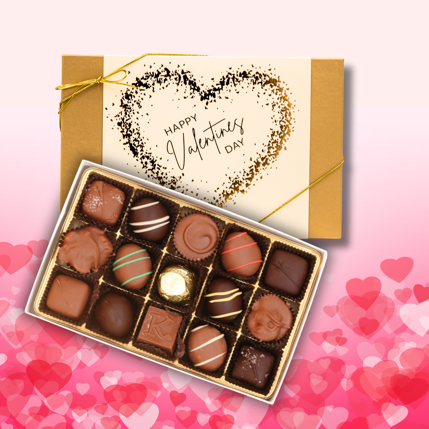 Valentine Sleeve Assorted Chocolate Boxes