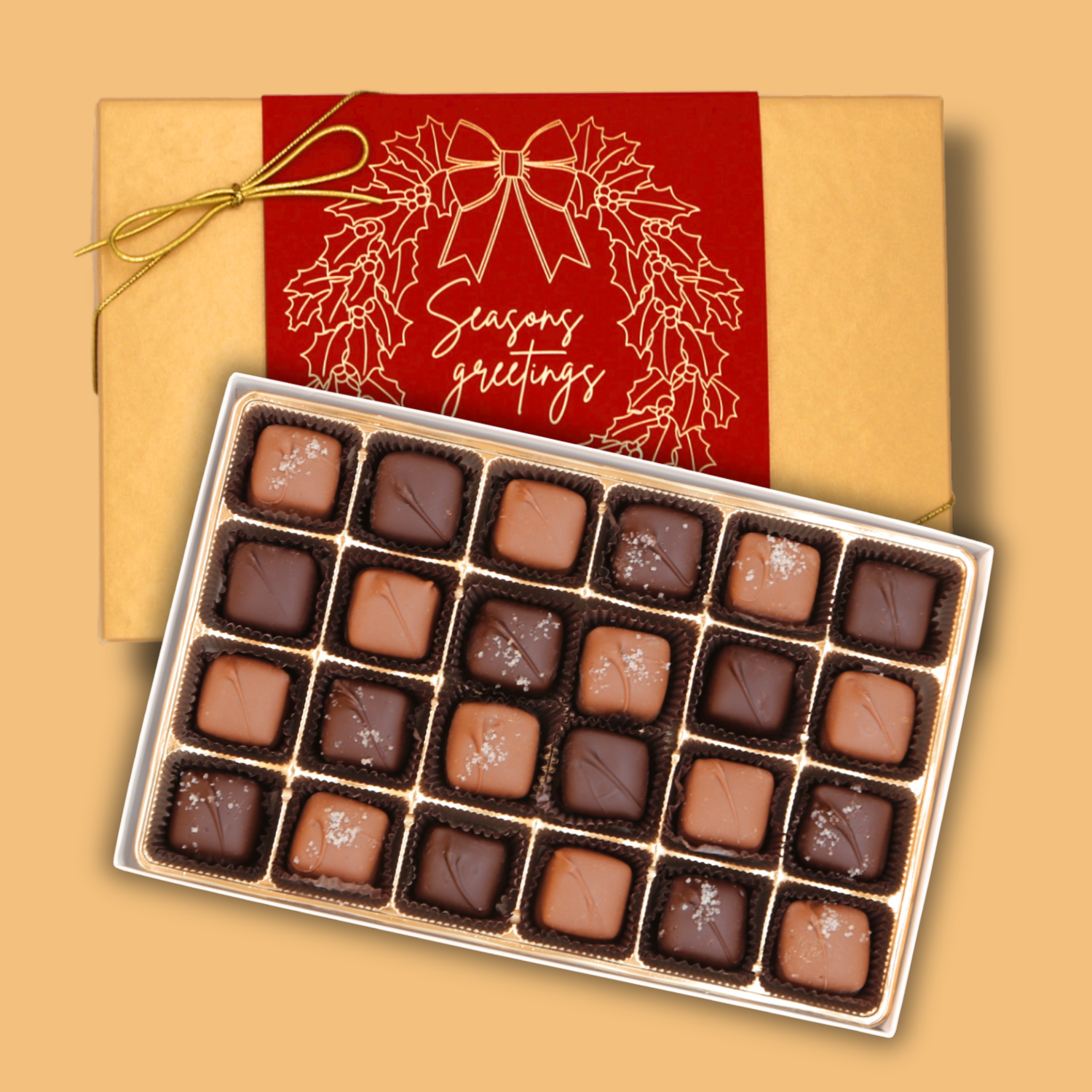 Assorted Caramels Holiday Boxes