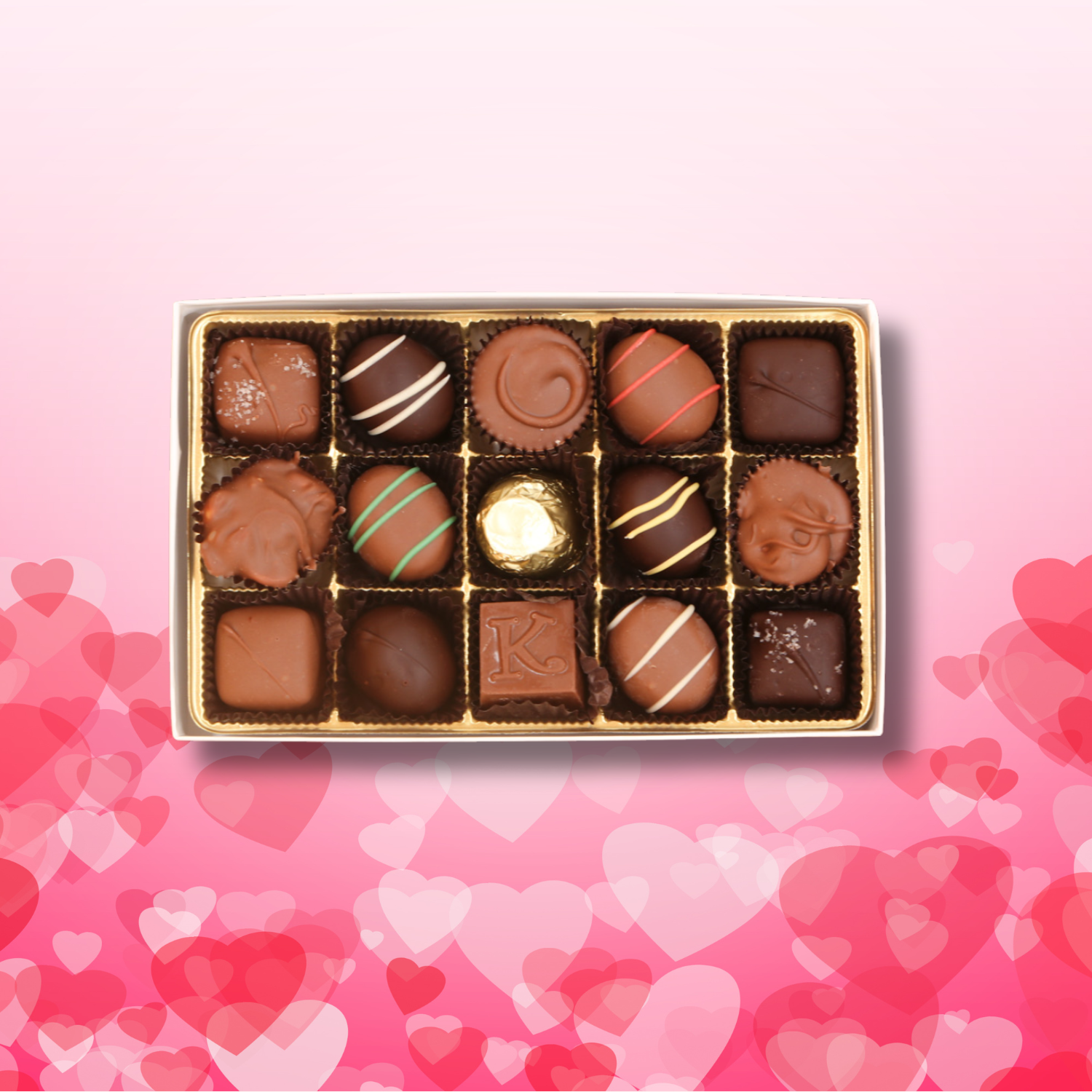Valentine Sleeve Assorted Chocolate Boxes