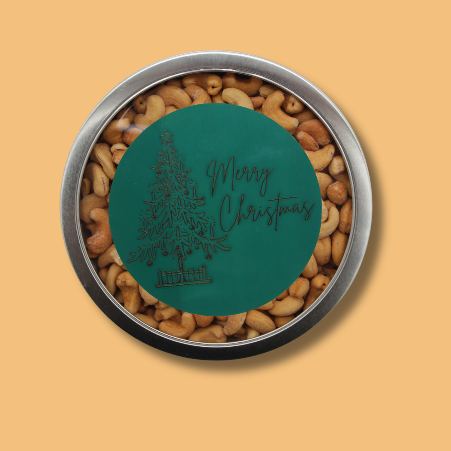 Holiday Jumbo Cashew Nut Tin