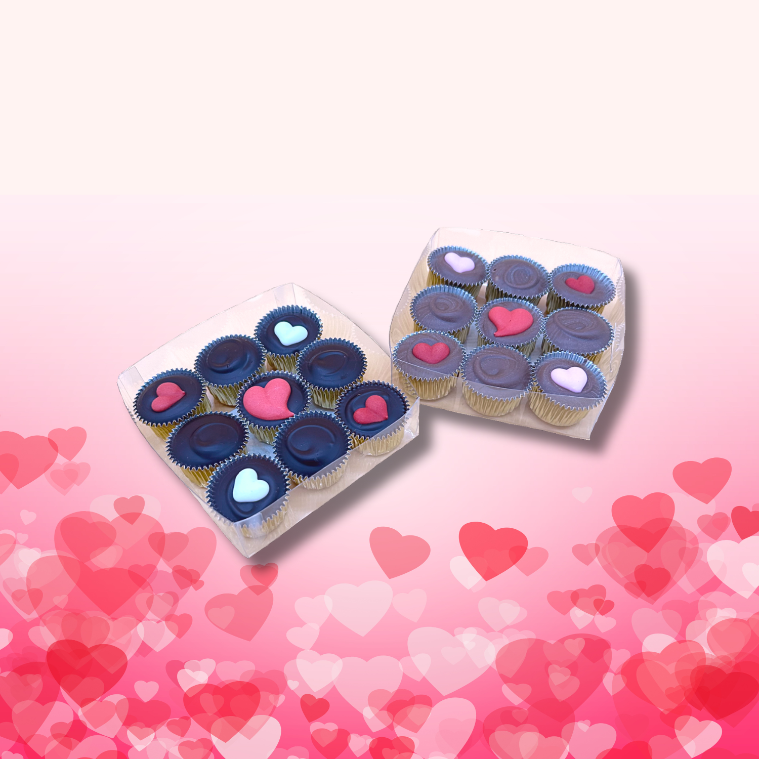 9-Piece Decorated Valentine's Box